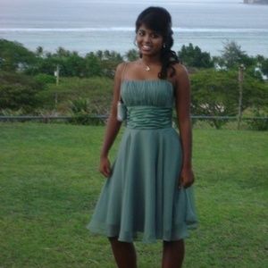 Teal / Green Formal Dress // Size S